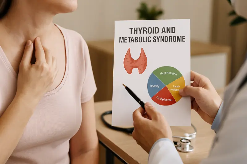Thyroid and Metabolic Syndrome (How thyroid function affects weight, blood sugar, lipids, and cardiovascular risk) / Σχέση Θυρεοειδούς και Μεταβολικού Συνδρόμου (Πώς η λειτουργία του θυρεοειδούς επηρεάζει βάρος, σάκχαρο, λιπίδια και καρδιαγγειακό κίνδυνο)