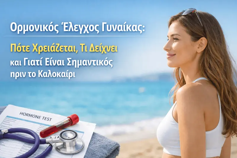 Ορμονικός Έλεγχος Γυναίκας: Πότε Χρειάζεται, Τι Δείχνει και Γιατί Είναι Σημαντικός πριν το Καλοκαίρι