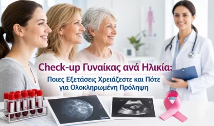 Check-up Γυναίκας ανά Ηλικία: Ποιες Εξετάσεις Χρειάζεστε και Πότε για Ολοκληρωμένη Πρόληψη