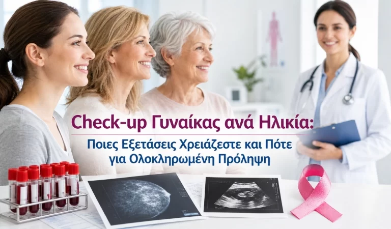Check-up Γυναίκας ανά Ηλικία: Ποιες Εξετάσεις Χρειάζεστε και Πότε για Ολοκληρωμένη Πρόληψη