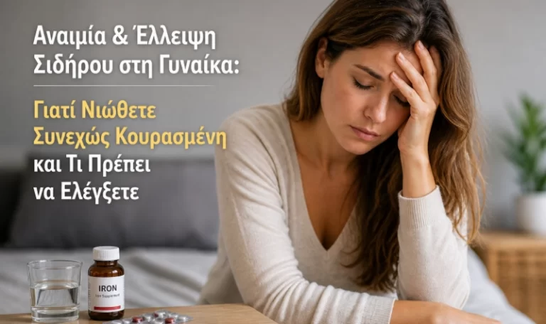 Αναιμία & Έλλειψη Σιδήρου στη Γυναίκα: Γιατί Νιώθετε Συνεχώς Κουρασμένη και Τι Πρέπει να Ελέγξετε