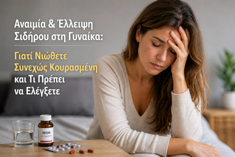Αναιμία & Έλλειψη Σιδήρου στη Γυναίκα: Γιατί Νιώθετε Συνεχώς Κουρασμένη και Τι Πρέπει να Ελέγξετε