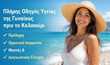 Πλήρης Οδηγός Υγείας της Γυναίκας πριν το Καλοκαίρι: Πρόληψη, Ορμονική Ισορροπία, Μαστός & Διαγνωστικός Έλεγχος