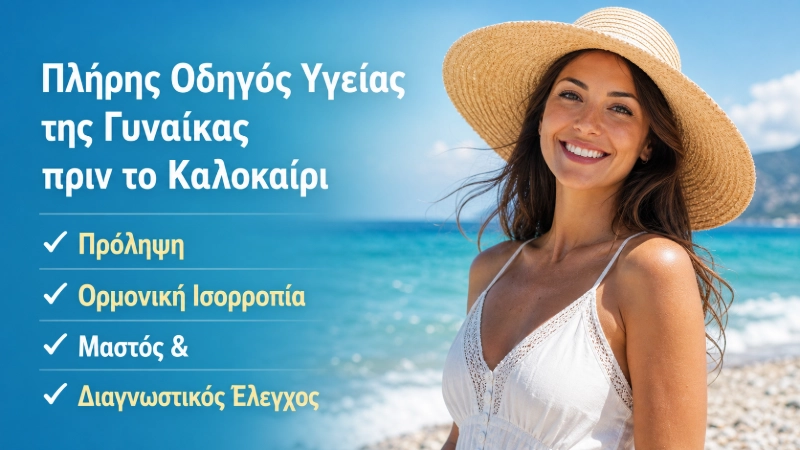 Πλήρης Οδηγός Υγείας της Γυναίκας πριν το Καλοκαίρι: Πρόληψη, Ορμονική Ισορροπία, Μαστός & Διαγνωστικός Έλεγχος