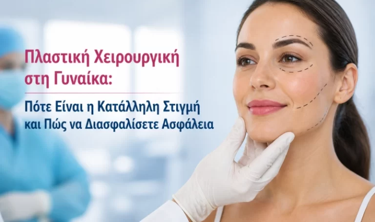 Πλαστική Χειρουργική στη Γυναίκα: Πότε Είναι η Κατάλληλη Στιγμή και Πώς να Διασφαλίσετε Ασφάλεια