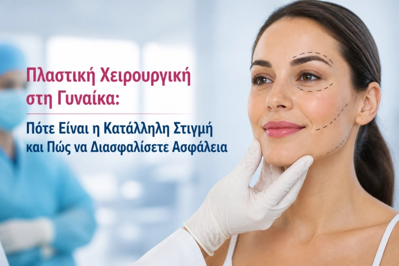 Πλαστική Χειρουργική στη Γυναίκα: Πότε Είναι η Κατάλληλη Στιγμή και Πώς να Διασφαλίσετε Ασφάλεια
