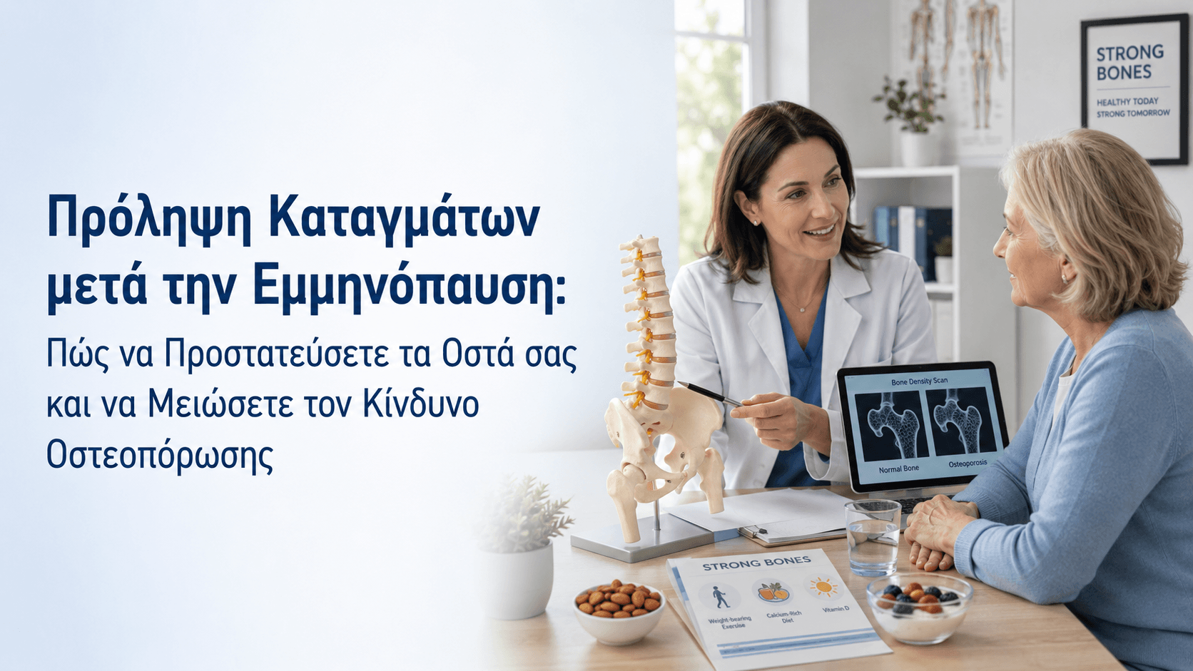 Πρόληψη Καταγμάτων μετά την Εμμηνόπαυση