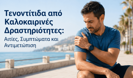 Τενοντίτιδα από Καλοκαιρινές Δραστηριότητες
