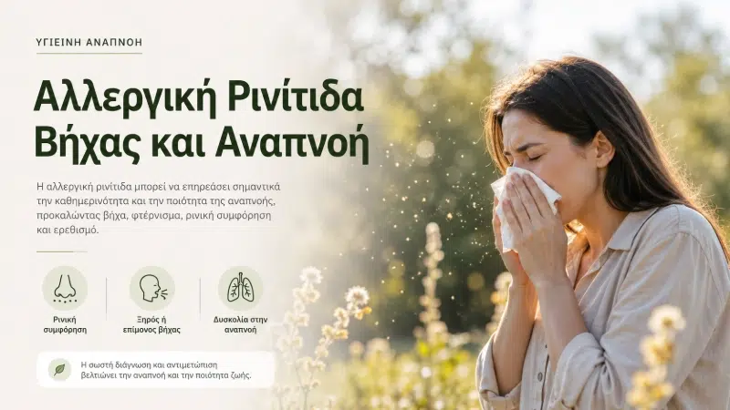Αλλεργική Ρινίτιδα Βήχας και Αναπνοή
