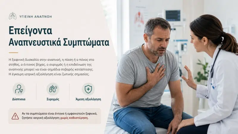 Επείγοντα Αναπνευστικά Συμπτώματα