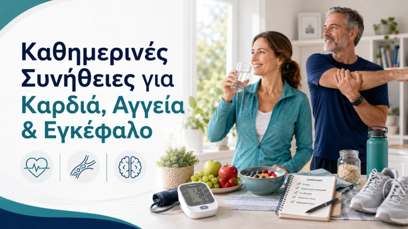 Καθημερινές Συνήθειες για Καρδιά Αγγεία & Εγκέφαλο | ΔΙΚΤΑΙΟΝ