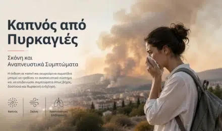 Καπνός από Πυρκαγιές Σκόνη και Αναπνευστικά Συμπτώματα