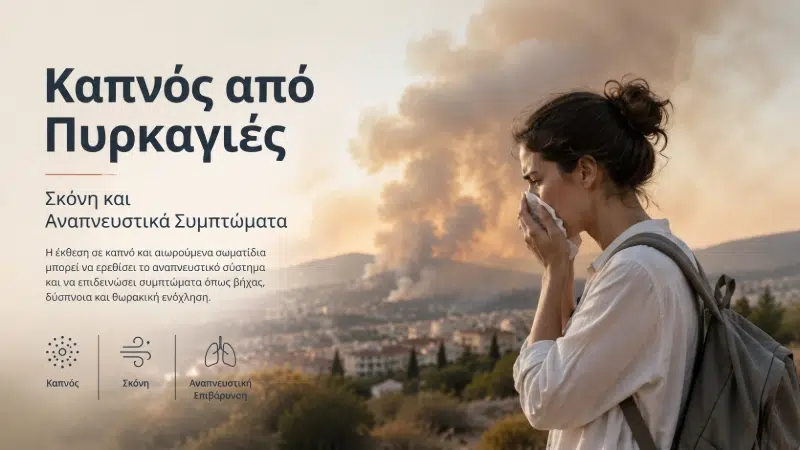 Καπνός από Πυρκαγιές Σκόνη και Αναπνευστικά Συμπτώματα