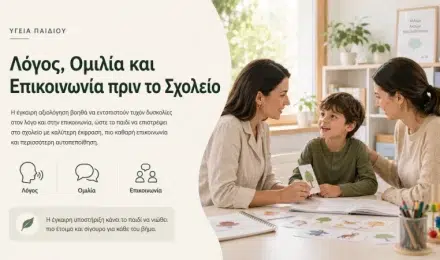 Λόγος, Ομιλία και Επικοινωνία πριν το Σχολείο