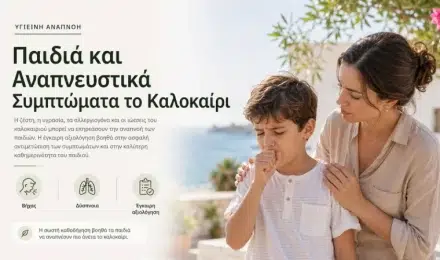 Παιδιά και Αναπνευστικά Συμπτώματα το Καλοκαίρι