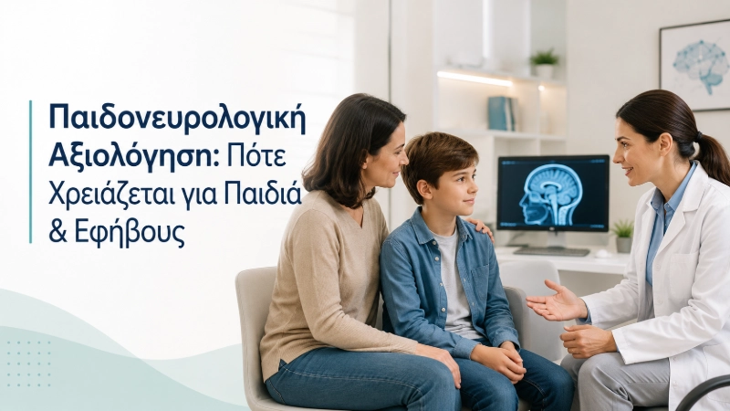 Παιδονευρολογική Αξιολόγηση | Πότε Χρειάζεται για Παιδιά & Εφήβους