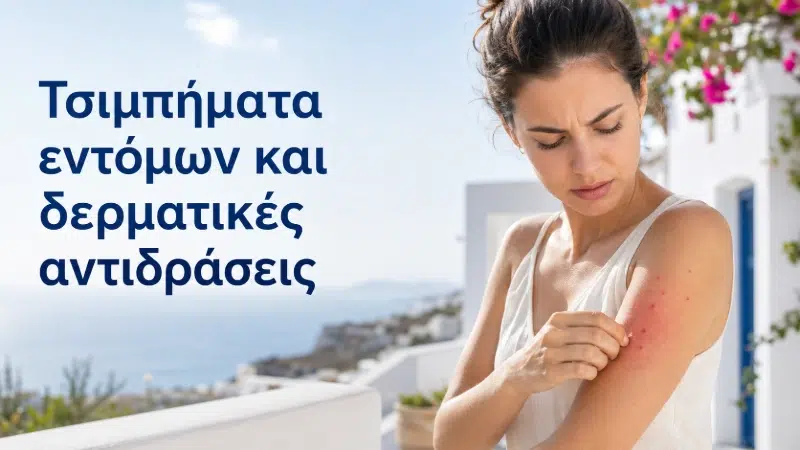 Τσιμπήματα εντόμων και δερματικές αντιδράσεις