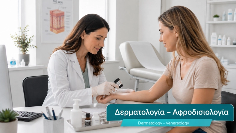 Dermatology and Venereology services at DIKTEON Medical Diagnostic Center in Strovolos - Nicosia - Cyprus / Υπηρεσίες Δερματολογίας - Αφροδισιολογίας στο ΔΙΚΤΑΙΟΝ Ιατρικό Διαγνωστικό Κέντρο στο Στρόβολο - Λευκωσία - Κύπρος.