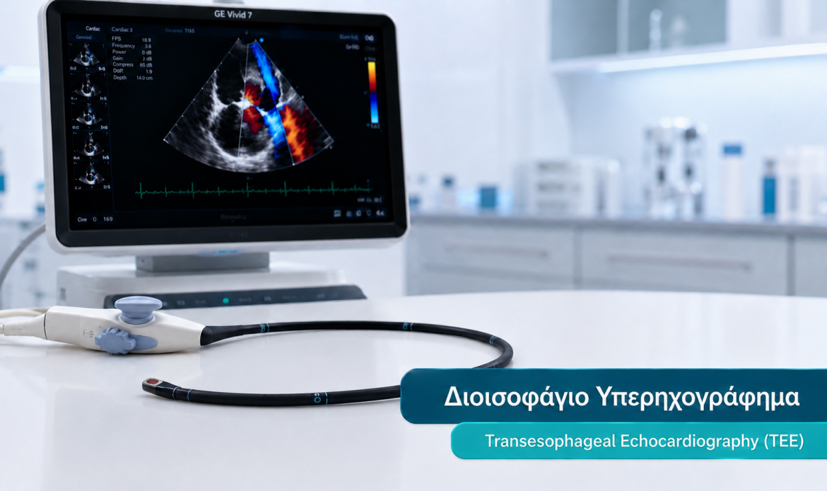 Υπηρεσία Διοισοφάγιου Υπερηχογραφήματος (TEE) στο ΔΙΚΤΑΙΟΝ Ιατρικό Διαγνωστικό Κέντρο στο Στρόβολο - Λευκωσία - Κύπρος.