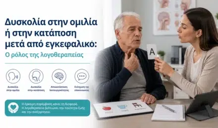 Λογοθεραπεία μετά από Εγκεφαλικό | Ομιλία Επικοινωνία & Κατάποση