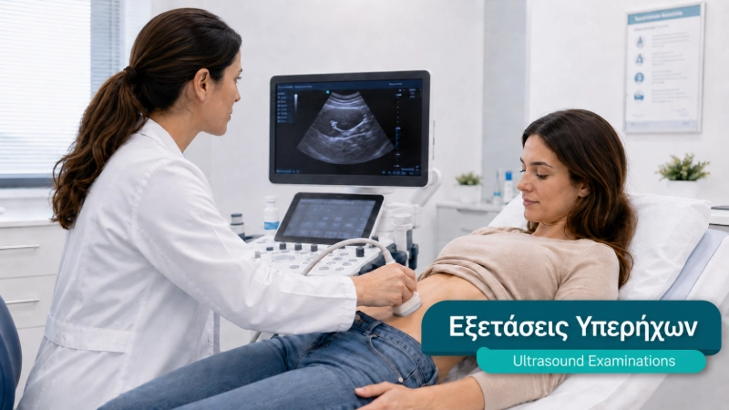 Ultrasound Examinations at DIKTEON Medical Diagnostic Center in Strovolos Nicosia Cyprus / Υπηρεσίες Υπερήχων στο ΔΙΚΤΑΙΟΝ Ιατρικό Διαγνωστικό Κέντρο στο Στρόβολο - Λευκωσία - Κύπρος.