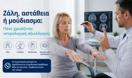 Ζάλη Αστάθεια ή Μούδιασμα | Πότε Χρειάζεται Νευρολόγος
