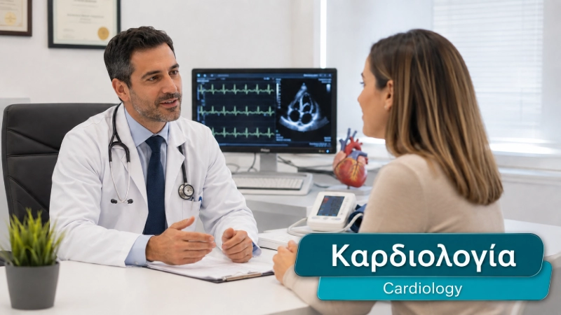 Cardiology services at DIKTEON Medical Diagnostic Center in Strovolos - Nicosia - Cyprus / Υπηρεσίες Καρδιολογίας στο ΔΙΚΤΑΙΟΝ Ιατρικό Διαγνωστικό Κέντρο στο Στρόβολο - Λευκωσία - Κύπρος.