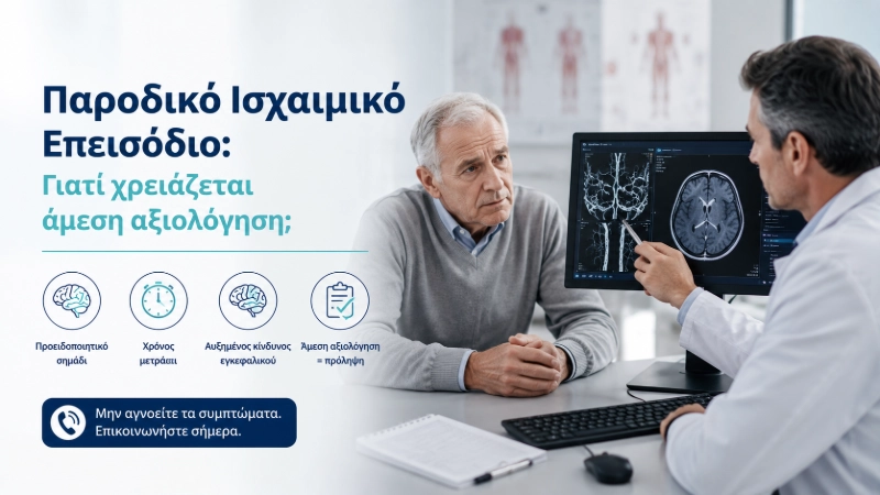 Παροδικό Ισχαιμικό Επεισόδιο | Γιατί Χρειάζεται Άμεση Αξιολόγηση