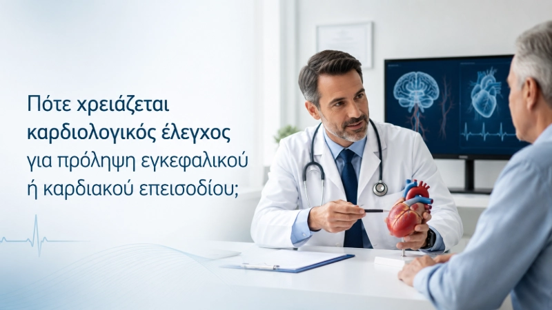 Πότε Χρειάζεται Καρδιολογικός Έλεγχος για Πρόληψη | ΔΙΚΤΑΙΟΝ Λευκωσία