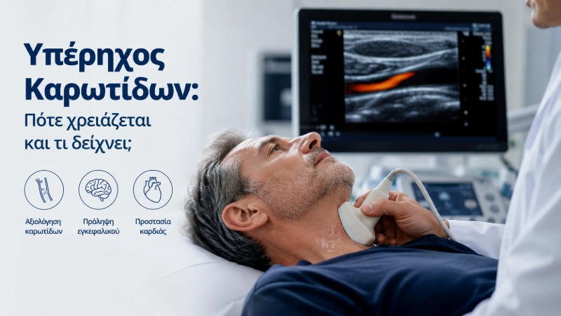 Υπέρηχος Καρωτίδων στη Λευκωσία | Πότε Χρειάζεται και Τι Δείχνει