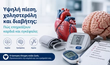 Υψηλή Πίεση Χοληστερόλη και Διαβήτης | Καρδιά & Εγκέφαλος